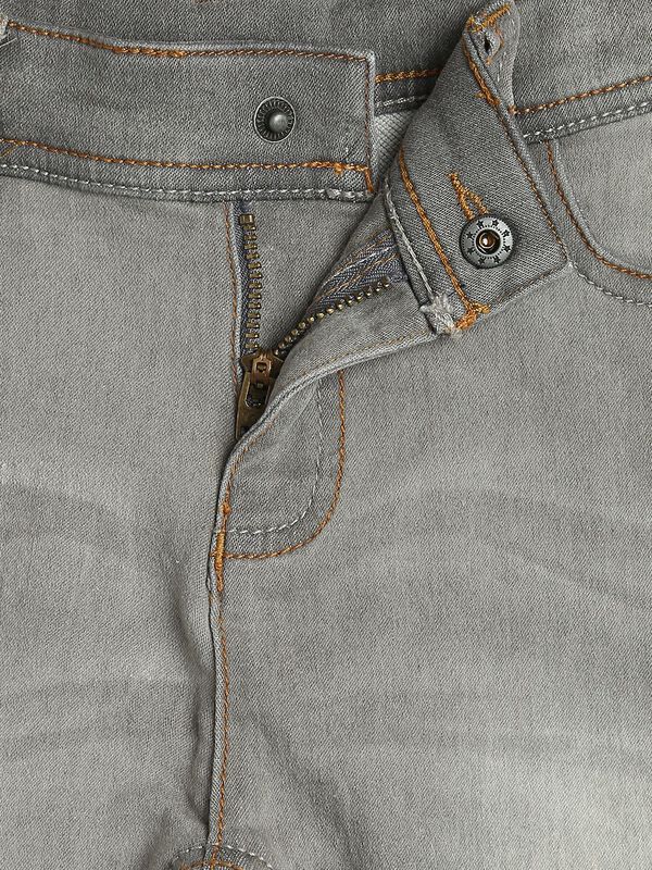 Washed Stretch Denim-Grey image number 2